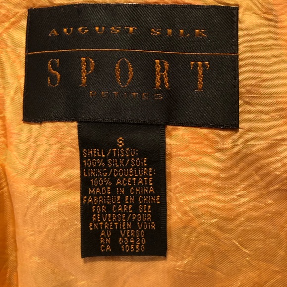 Retro August Silk Sport Jamaican beach print silk bomber jacket - Picture 4 of 8